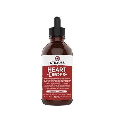 Strauss Naturals Heartdrops Cinnamon 50ml Strauss Naturals Heartdrops Cinnamon 50ml