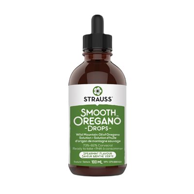 Strauss Naturals Gouttes Smooth Oregano 100ml Strauss Naturals Gouttes Smooth Oregano 100ml