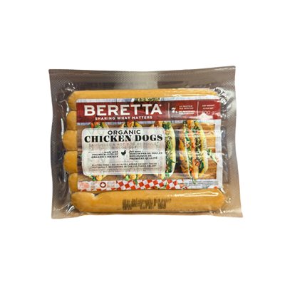 Beretta Saucissses à hot dog de poulet biologique Beretta Saucissses à hot dog de poulet biologique