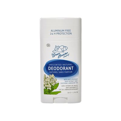 Green Beaver 24H Unscented Stick Deodorant 50g