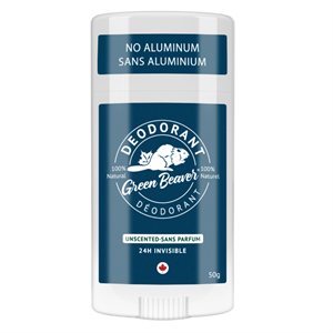 Green Beaver 24H Unscented Stick Deodorant 50g