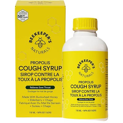 Beekeeper's Naturals Propolis Cough Syrup 118ml Beekeeper's Naturals Propolis Cough Syrup 118ml