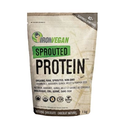 Iron Vegan Proteine Germe Chocolat 1Kg Iron Vegan Proteine Germe Chocolat 1Kg