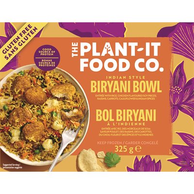 The Plant-It Food CO BOL BIRYANI DE STYLE INDIEN 325g The Plant-It Food CO BOL BIRYANI DE STYLE INDIEN 325g