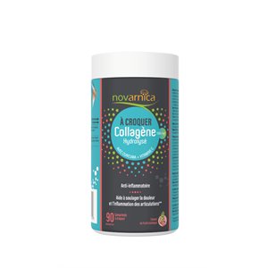 Novarnica Collagène croquable anti-inflamatoire Saveur de fruits exotiques 90un