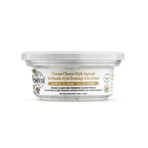 Nuts for Cheese Organic Garlic & Herb - Cashew Cream Cheese 210g