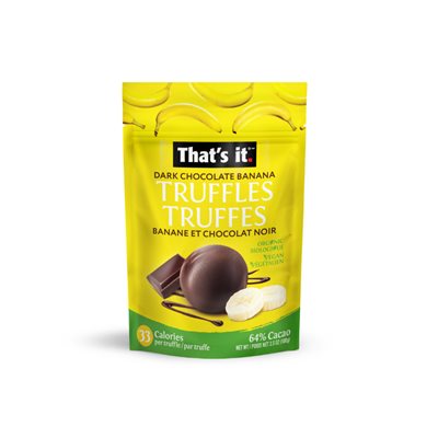 That's It Truffes Banane et Chocolat Noir 100g That's It Truffes Banane et Chocolat Noir 100g