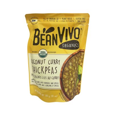 Bean Vivo Organic Coconut curry chick peas 283g