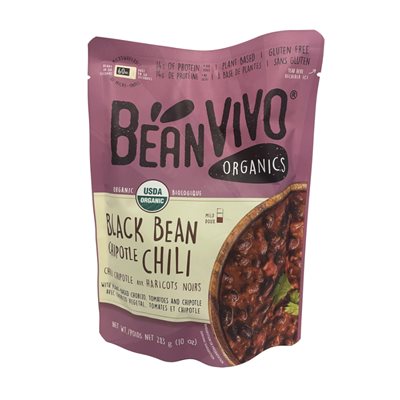 Bean Vivo Organic Black bean chipotle chili 283g