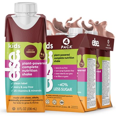 ELSE NUTRITION Supplément Nutritionnel Complet propulsé par les plantes Cacao 4x236mL ELSE NUTRITION Supplément Nutritionnel Complet propulsé par les plantes Cacao 4x236mL