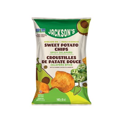 JACKSON'S Sweet Potato Chips - Spicy Jalapeno 142g JACKSON'S Sweet Potato Chips - Spicy Jalapeno 142g