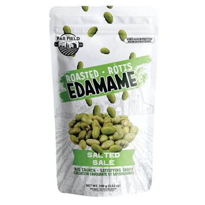 Far Field Foods Edamame Rôtis Salé 100G Far Field Foods Edamame Rôtis Salé 100G
