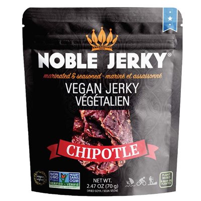 Noble Jerky Jerky végétalien au chipotle Noble Jerky Jerky végétalien au chipotle