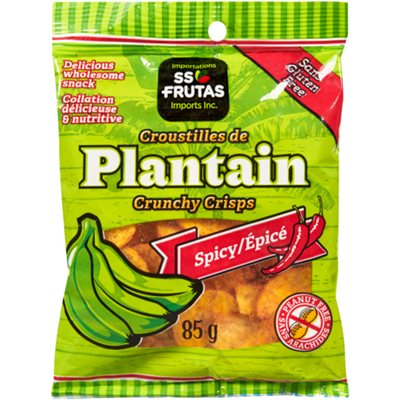 SS Frutas Croustilles de Plantain épicé 85 g SS Frutas Croustilles de Plantain épicé 85 g