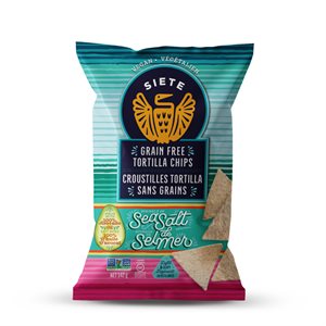 SIETE Sea Salt Tortilla Chips 142G  