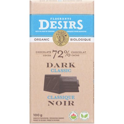 Flagrants Desirs Chocolat Noir Classique Biologique 100 g Flagrants Desirs Chocolat Noir Classique Biologique 100 g