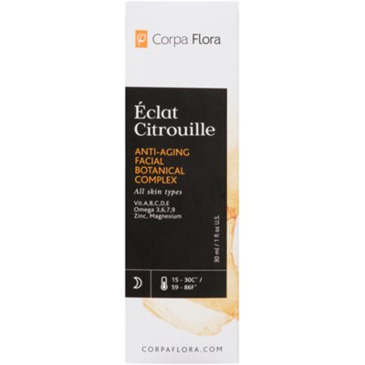 Corpa Flora Complexe Végétal Anti-à‚ge pour le Visage éclat Citrouille 30 ml Corpa Flora Complexe Végétal Anti-à‚ge pour le Visage éclat Citrouille 30 ml