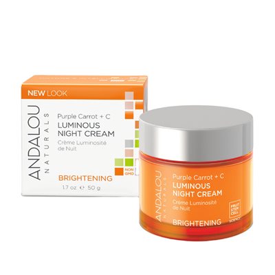 Andalou Naturals Créme de Nuit éclaircissante Violet Carotte + C Andalou Naturals Créme de Nuit éclaircissante Violet Carotte + C