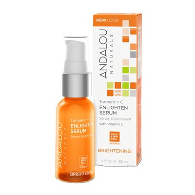 Andalou Naturals Sérum éclaircissant Curcuma + C Andalou Naturals Sérum éclaircissant Curcuma + C