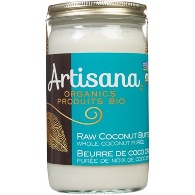 Artisana Produits Bio Beurre de Coco Cru Purée de Noix de Coco Entiére 397 g Artisana Produits Bio Beurre de Coco Cru Purée de Noix de Coco Entiére 397 g