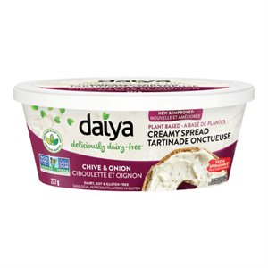 Daiya Tartinade Style Fromage A La Creme Ciboulette Et Oignon 227G