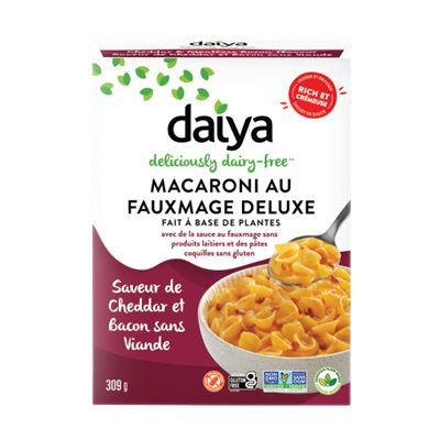 Daiya Mac Cheddar Et Miettes Aro Bacon 309G Daiya Mac Cheddar Et Miettes Aro Bacon 309G