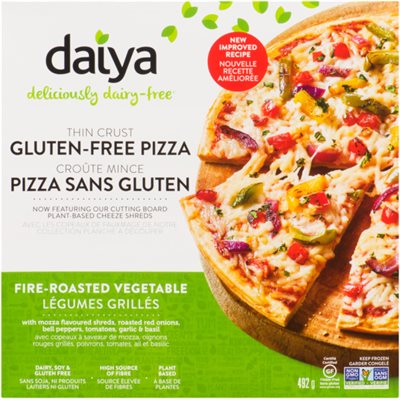 Daiya Pizza Aux Legumes Grilles A La Flamme 492G Daiya Pizza Aux Legumes Grilles A La Flamme 492G