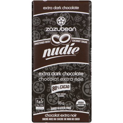 Zazubean Nudie Chocolat Extra Noir 85 g Zazubean Nudie Chocolat Extra Noir 85 g