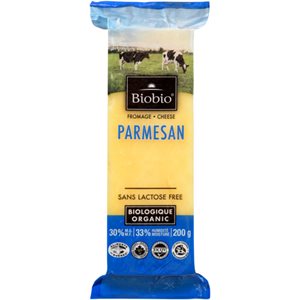 Biobio Fromage Parmesan Biologique 30% M.G. 200 g
