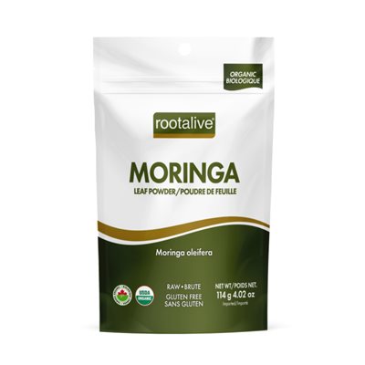 Rootalive poudre de feuilles de Moringa Bio 114g