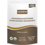 ROOTALIVE Organic Ashwagandha Root powder 454g