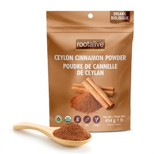 Rootalive Organic Ceylon Cinnamon powder 454g
