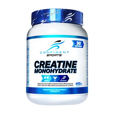 CONFIDENT SPORTS CREATINE 100% PURE ULTRA MICRONISEE MONO 450g CONFIDENT SPORTS CREATINE 100% PURE ULTRA MICRONISEE MONO 450g