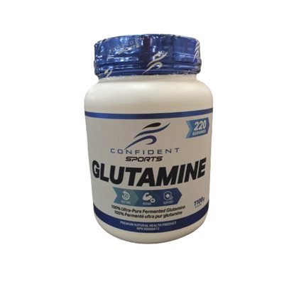 CONFIDENT SPORTS 100% FERMENTÉ ULTRA PUR GLUTAMINE 1.1KG CONFIDENT SPORTS 100% FERMENTÉ ULTRA PUR GLUTAMINE 1.1KG