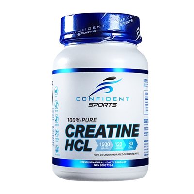 CONFIDENT SPORTS CRÉATINE 100% PURE HCL 120 GÉLULES CONFIDENT SPORTS CRÉATINE 100% PURE HCL 120 GÉLULES
