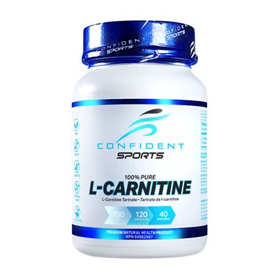 CONFIDENT SPORTS 100% PUR TARTRATE DE L-CARNATINE 120 CAPS CONFIDENT SPORTS 100% PUR TARTRATE DE L-CARNATINE 120 CAPS