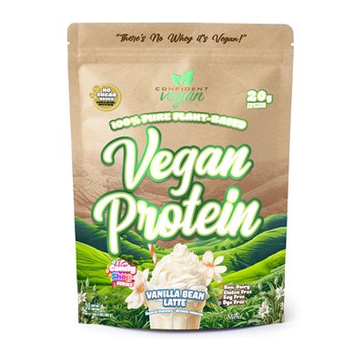 CONFIDENT VEGAN LATTE À LA GOUSSE DE VANILLE 907g CONFIDENT VEGAN LATTE À LA GOUSSE DE VANILLE 907g
