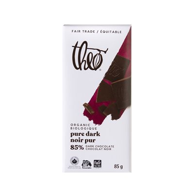 Theo Pur 85% Chocolat Noir 85 g Theo Pur 85% Chocolat Noir 85 g