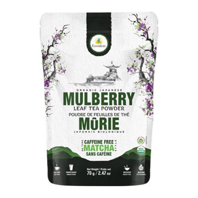 Ecoideas Murier Feuille Thé Biologique Poudre 70g Ecoideas Murier Feuille Thé Biologique Poudre 70g