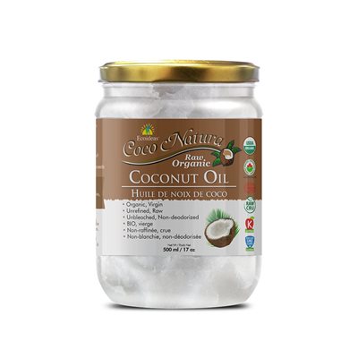 Ecoideas Coco Natura Organic Raw Coconut Oil 500 ml 
