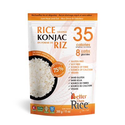 Riz sans drainage de konjac Riz sans drainage de konjac