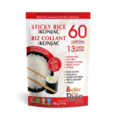 Riz style sushi sans drainage de konjac Riz style sushi sans drainage de konjac