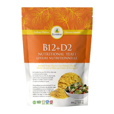 Ecoideas Nutritional Yeast B12 + D2 300g 