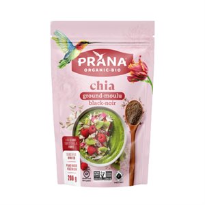 Graines de Chia biologiques noires moulues