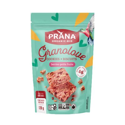 Prana Biscuits Granolove - Petits fruits 120g Prana Biscuits Granolove - Petits fruits 120g
