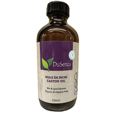 Dusenza Huile De Ricin Biologique 236 Ml