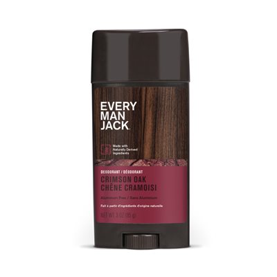 Every Man Jack Deodorant Crimson Oak 85g