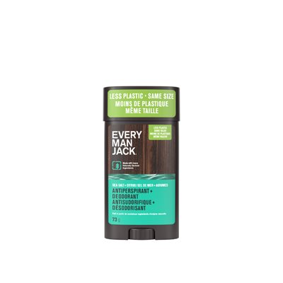 Every Man Jack Anti-transpirant et déodorant Sel De Mer 73g Every Man Jack Anti-transpirant et déodorant Sel De Mer 73g