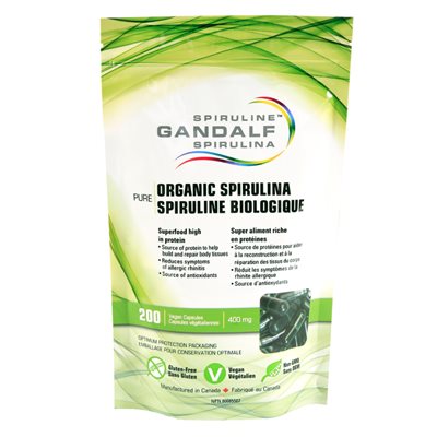 Gandalf Spiruline Biologique 400Mg Gandalf Spiruline Biologique 400Mg