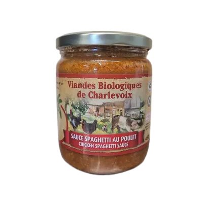 Charlevoix Bio Sauce Spaghetti Au Poulet Charlevoix Bio Sauce Spaghetti Au Poulet